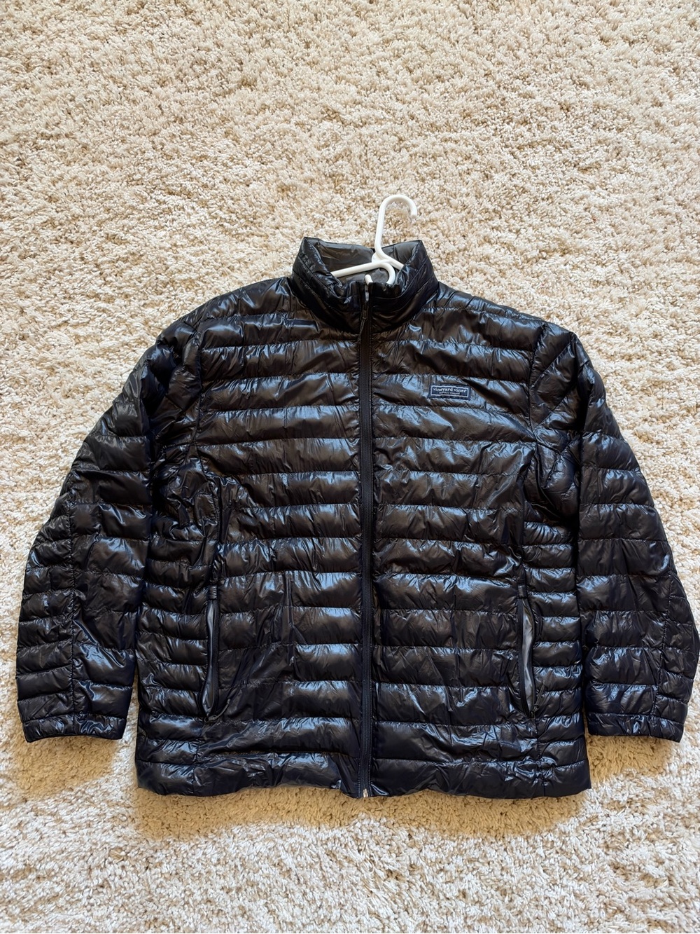 Vineyard Vines Men's Black Quilted Packable Puffer Jacket